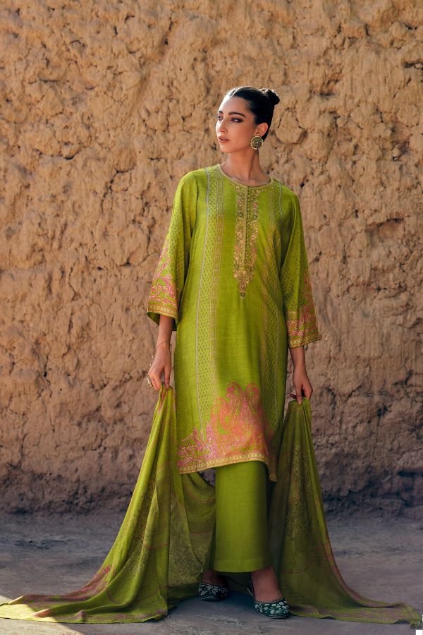 Varsha Paisley 04 - Premium Cotton Lawn With Digital Print And Embroidery Suit