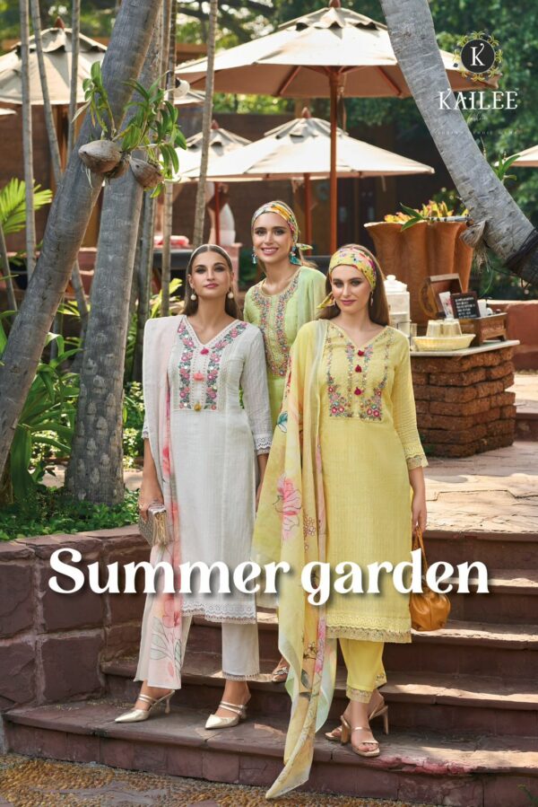 Kailee Summer Garden - Stitched Collection