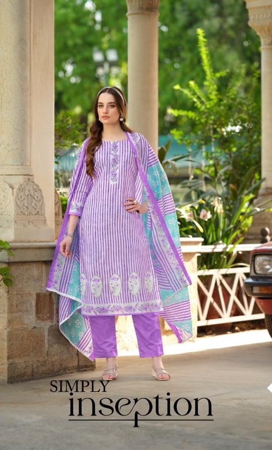 Zulfat Farhana 008 - Pure Cotton Exclusive Designer Printed Suit