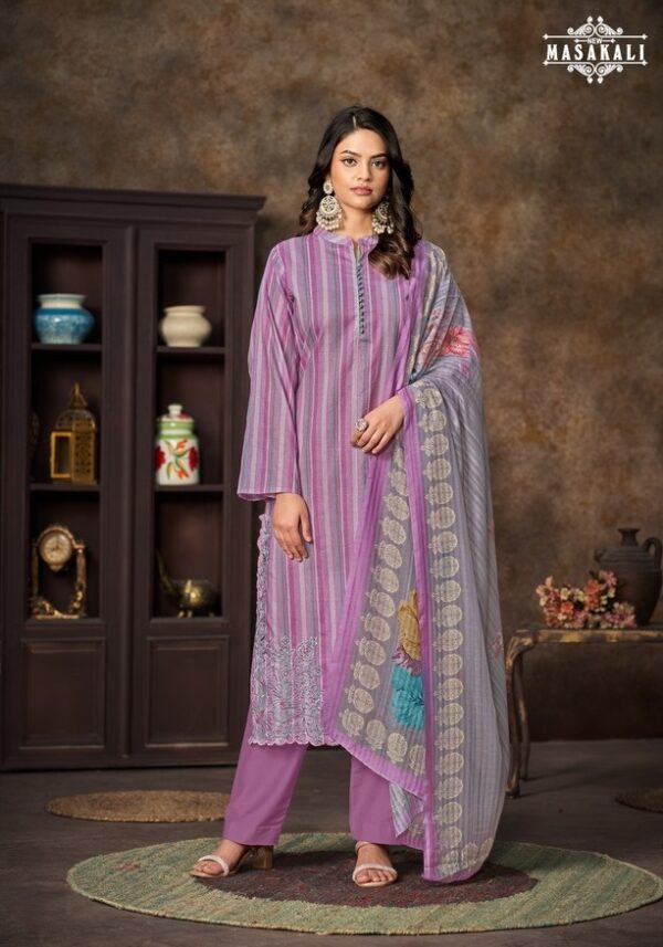 Masakali Kaira 10006 - Pure Lawn Cotton Digital Print With Fancy Embroidery Work Suit