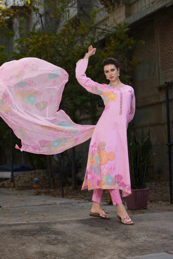 PRM Cover Story 1008 - Pure Lawn Cotton With Handwork Suit