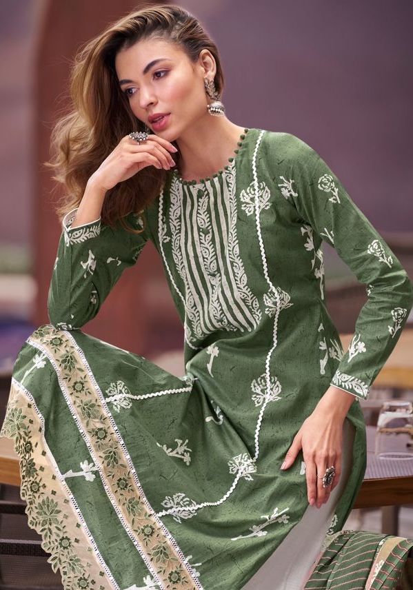 Mumtaz Samaa 11006 - Pure Lawn Cambric Digital Print With Schiffli & Embroidery Suit