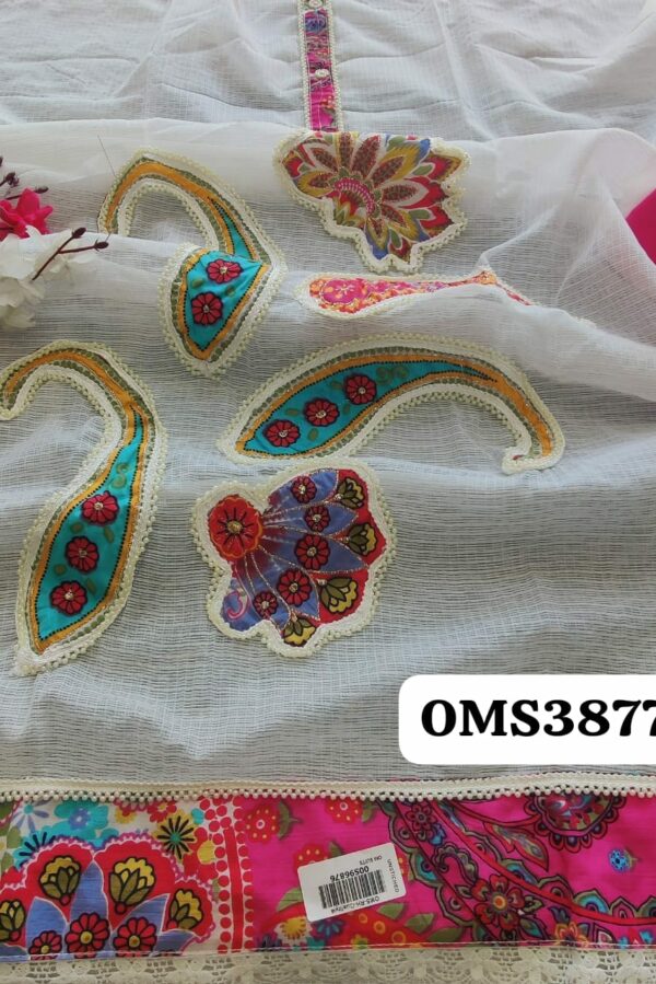 Beautiful kota Patch Work With Embroidered Suit