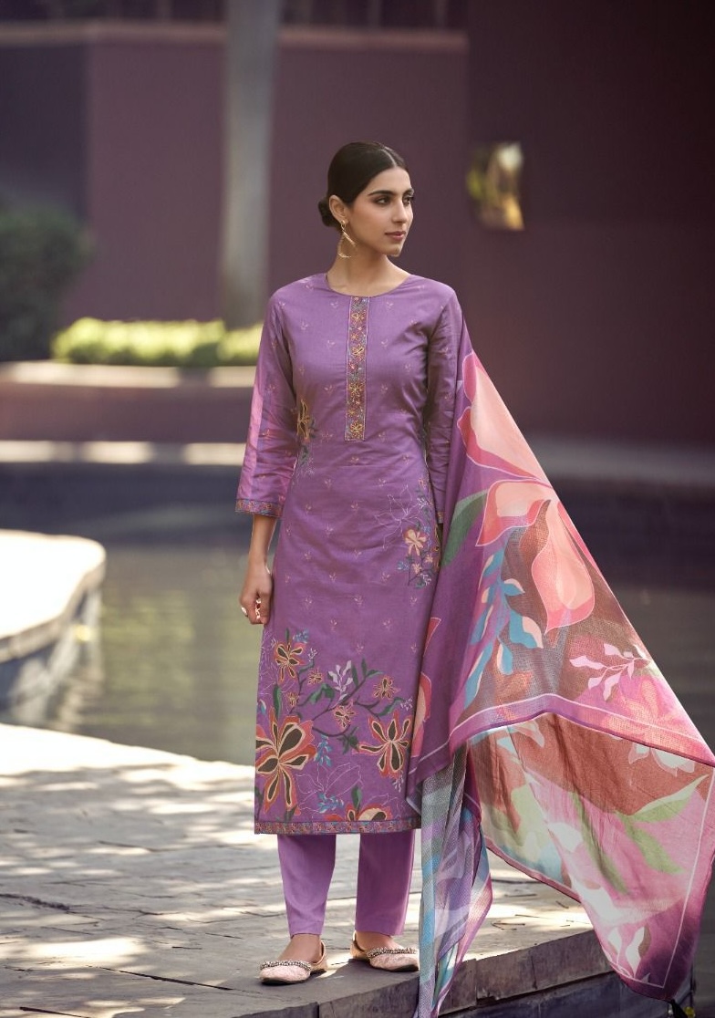 Kesar Kaira 33006 - Pure Lawn Cotton Digitally Printed With Elegant Embroidery Suit