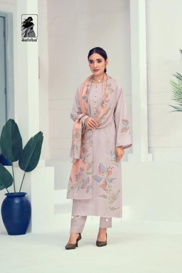 Sahiba Paradise 477 - Pure Cotton Lawn Digital Print With Embroidery Suit