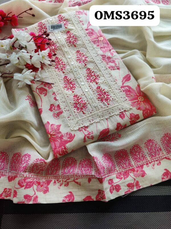 Beautiful Cotton Chikankari Embroidery Suit