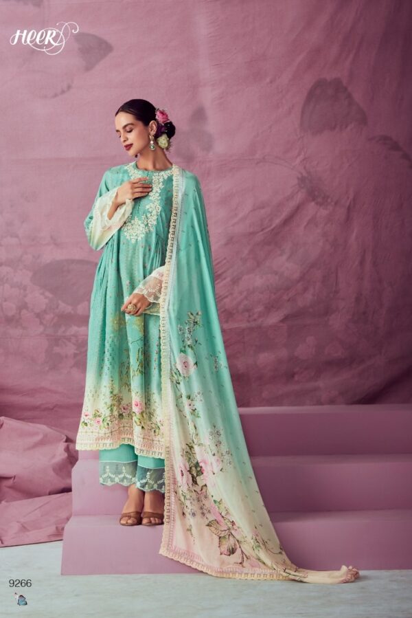 Kimora Titli 9266 - Pure Muslin Digitally Printed With Embroidery Suit