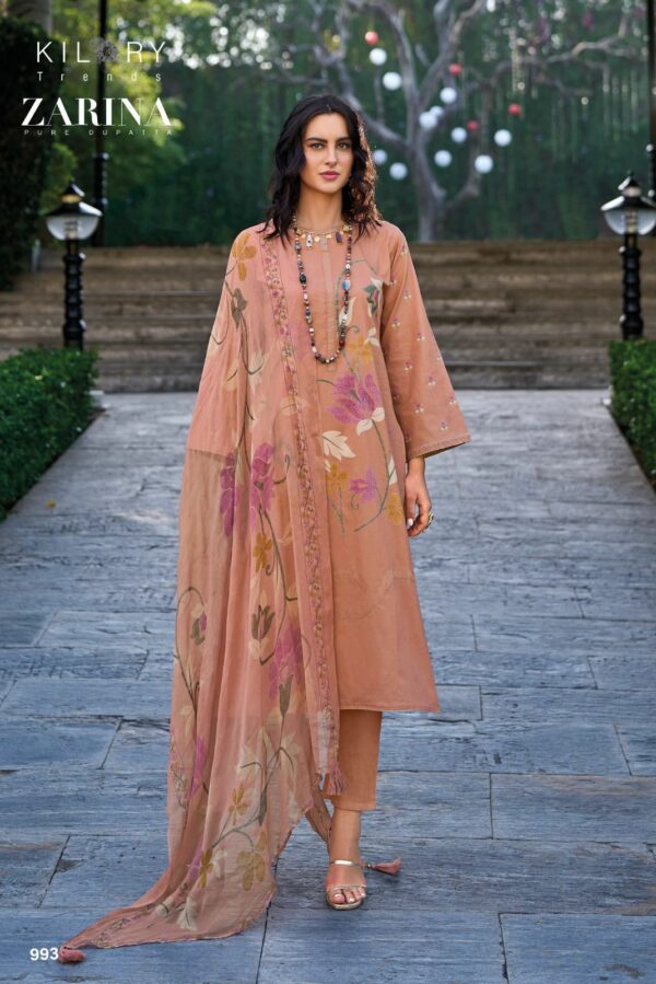 Kilory Zarina 998 - Premium Lawn Cotton With Embroidery Suit