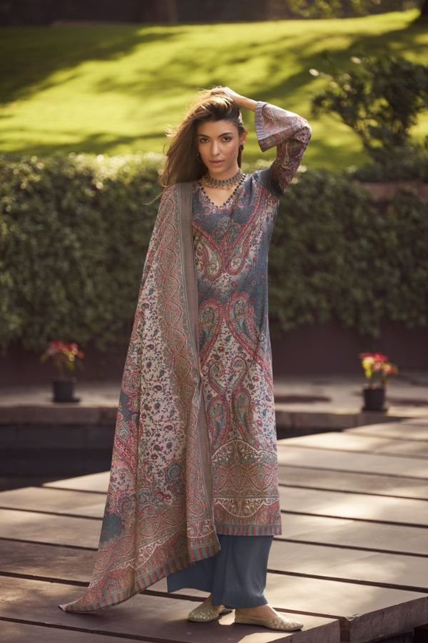 Kilory Rubina 961 - Pure Lawn Cotton With Fancy Hand Work Suit