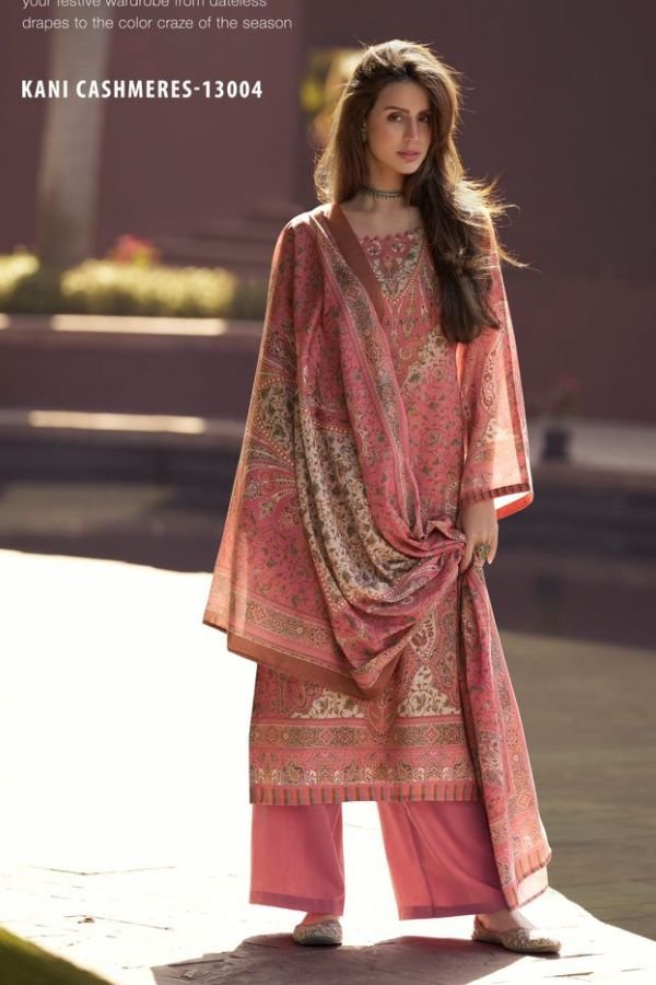 Kilory Lamhey 971 - Pure Lawn Cotton Digital Print With Fancy Lace Work Suit