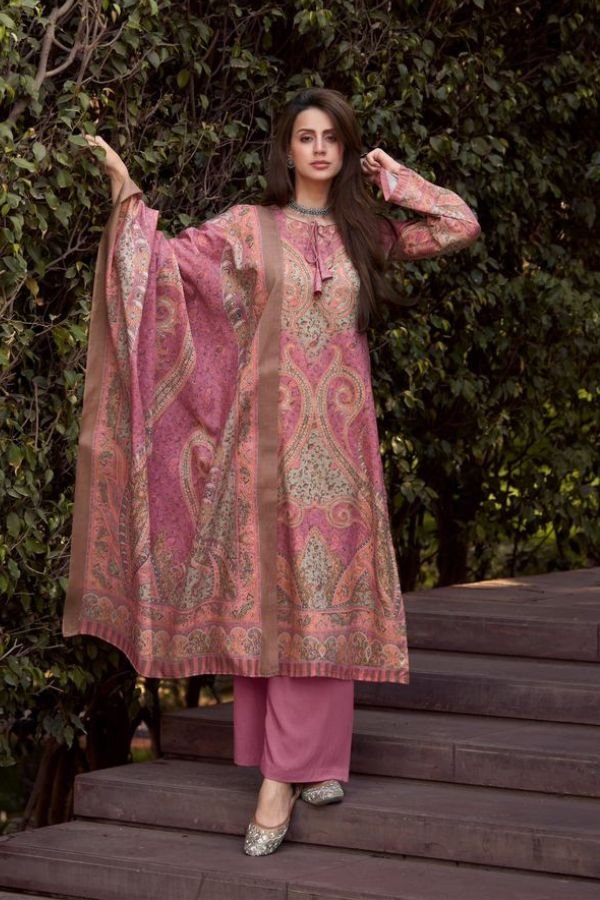 Belliza Naira 007 - Pure Cotton Printed With Embroidery Suit
