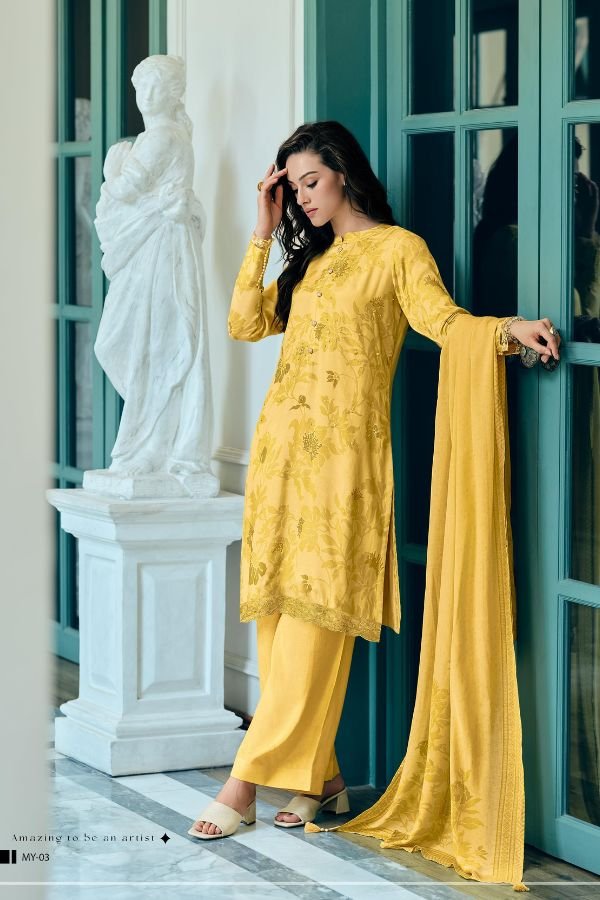 Varsha Maya 04 - Muslin With Hand Work And Embroidery Suit