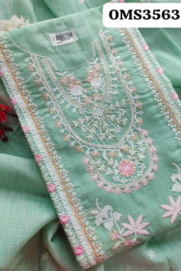 Beautiful Linen Embroidery Suit