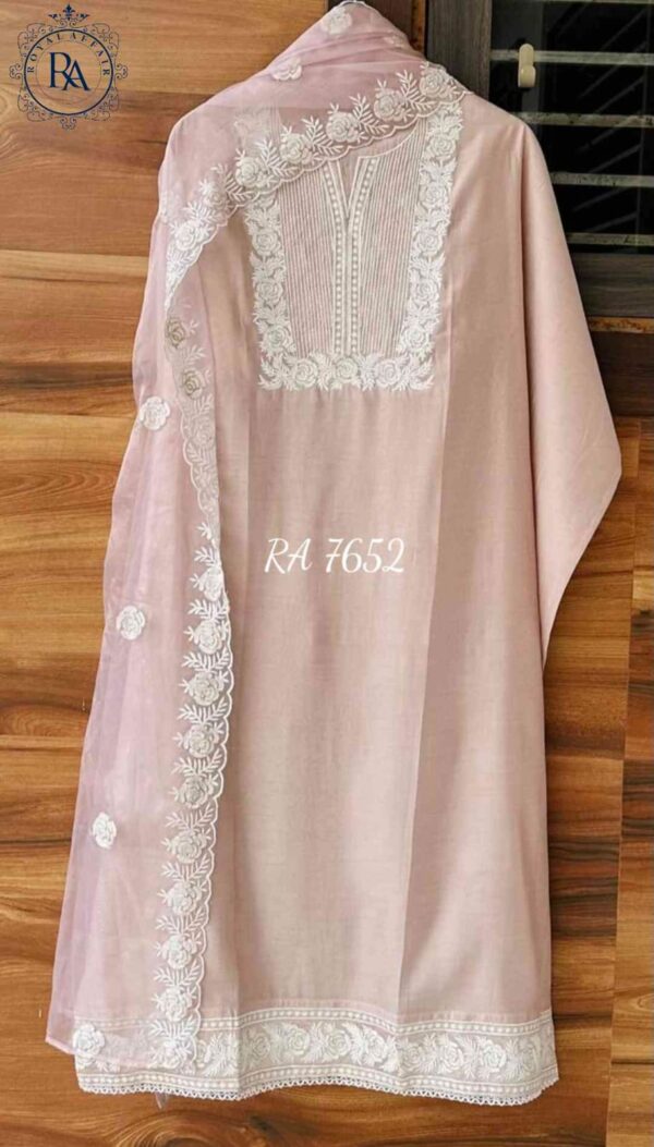 Pure Muslin With Beautiful Embroidery Suit