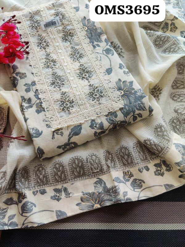 Beautiful Cotton Chikankari Embroidery Suit