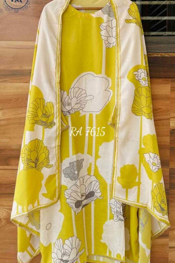 Pure Muslin With Beautiful Designer Printed Suit 