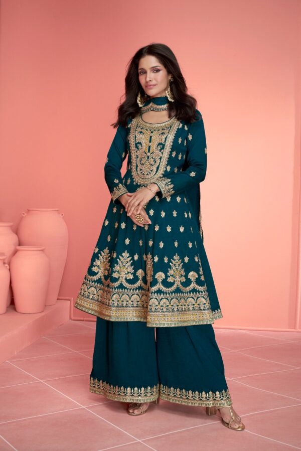 Aashirwad Nurvi - Premium Silk With Embroidery Stitched Suit