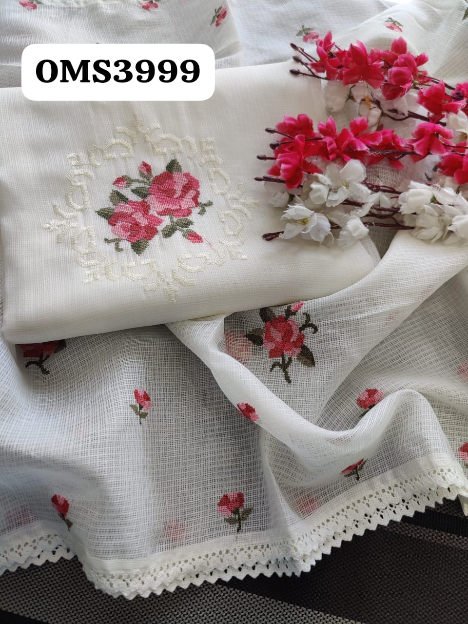 Beautiful Pure Kota Silk Embroidery Suit