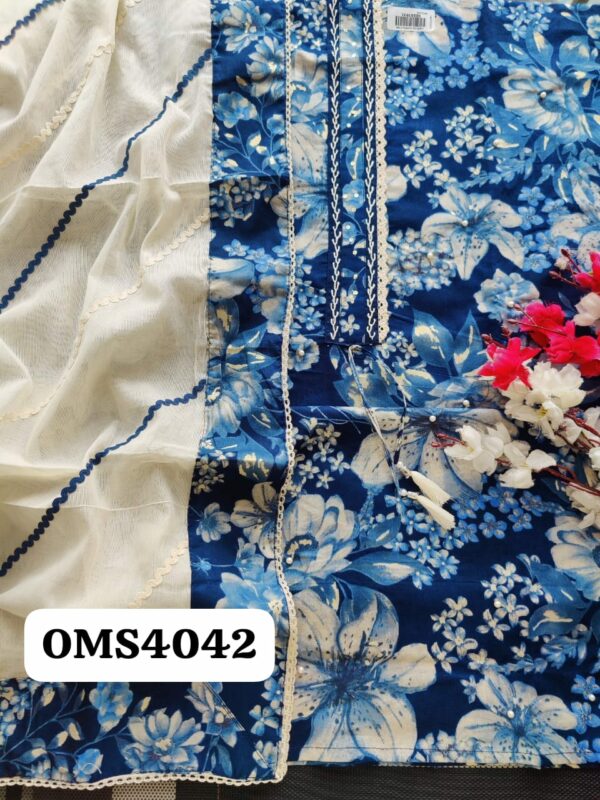 Beautiful Pure Cotton Embroidery Suit