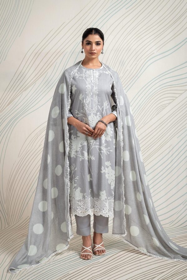 Naariti Mosaic - Pure Cotton Lawn Digital Print With Embroidery Suit