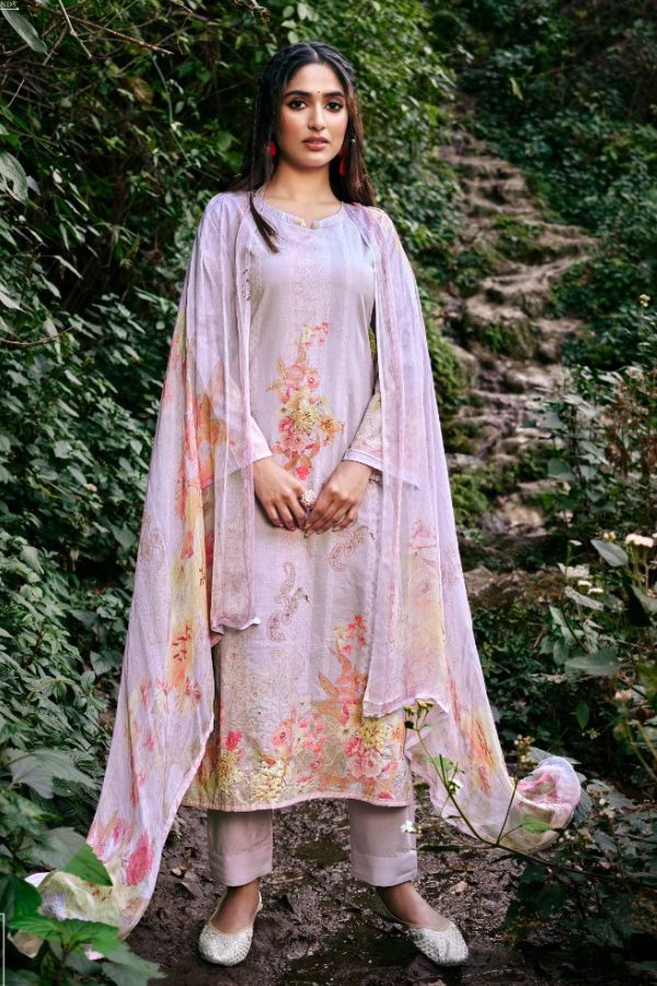 Rupali Wonder 2104 - Pure Cambric Lawn Digitally Printed With Handwork Suit