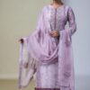 Naariti Ishuk - Muslin Printed With Embroidery And Handwork Suit